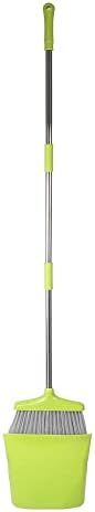 FGY 48 Broom Dustpan Set with Green Handle