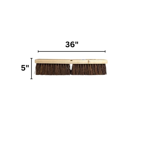 Janico Bristles Push Broom Head 36 Inch Replacement
