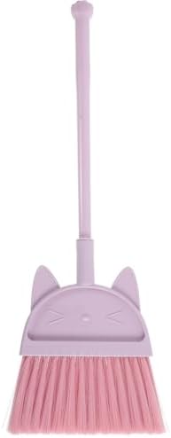 Cabilock Cat Design Broom for Kids Cleaning Fun
