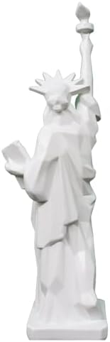 White Statue of Liberty Sculpture 11 Inches Tall
