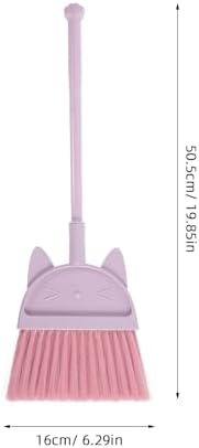 Cabilock Cat Design Broom for Kids Cleaning Fun