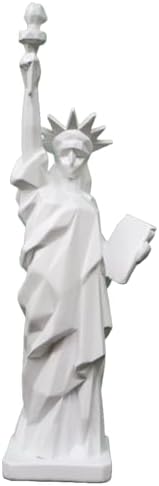 White Statue of Liberty Sculpture 11 Inches Tall