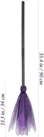 Veemoon Halloween Witch Broom Costume Prop 1