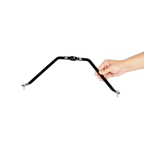 Restaurantware Broom Brace - 1142 Inch Sturdy Black Iron Bracket