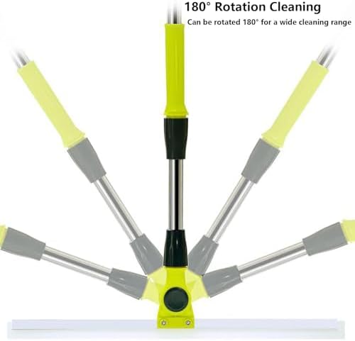 RRRYYYZZ Rubber Broom for Pet Hair and Hardwood Floor Cleaning