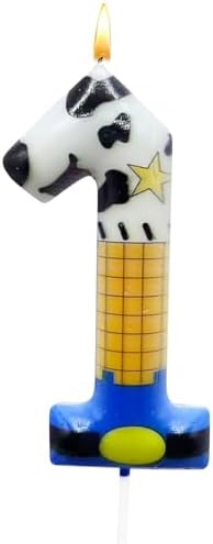 Toy Inspire Game Theme Birthday Candle Number 1