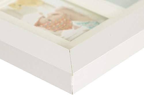 White Wood Collage Picture Frame with 13 Openings
