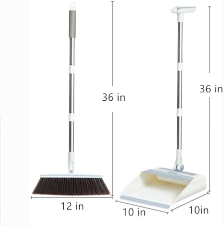 5-in-1 Foldable Cleaning Kit with Pet Hair Roller and Window Squeegee