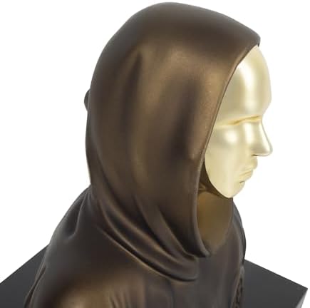 Handmade 4 BTC Satoshi Nakamoto Sculpture Resin Statue