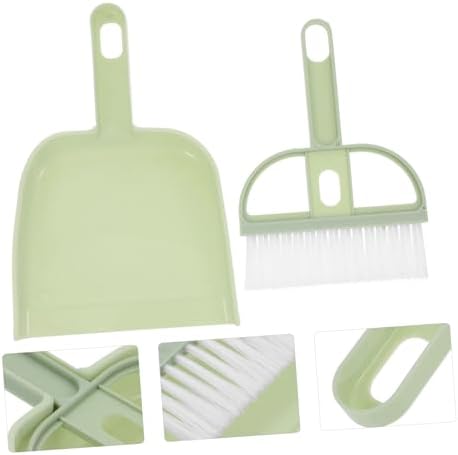 OUNONA Mini Broom and Dustpan Set for Desktop Cleaning