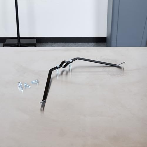 Restaurantware Broom Brace - 1142 Inch Sturdy Black Iron Bracket