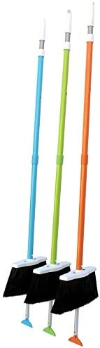 SweepEasy Broom with Retractable Scraper Indoor Outdoor Use