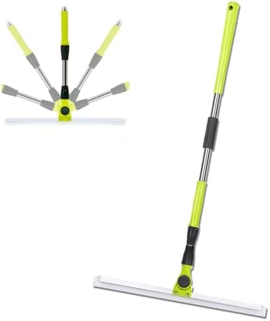 RRRYYYZZ Rubber Broom for Pet Hair and Hardwood Floor Cleaning