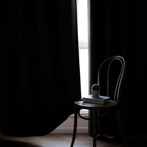 IGEMAEVE Blackout Doorway Curtains 96 Inch Length