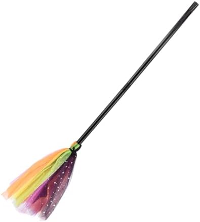 Halloween Witch Broom Costume Prop for Cosplay and Decor