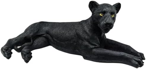 Gaklivdi Hand-Painted Resin Leopard Statue - 20 x 95 x 75