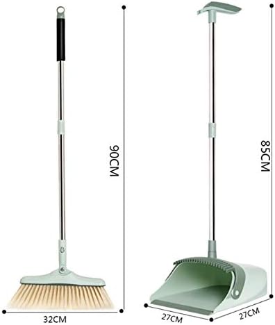 Stainless Steel Hand Broom Set with Dustpan and Wiper