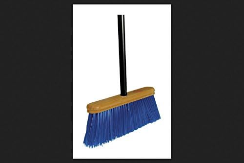 12 Inch Upright Stiff Broom with Metal Handle 1