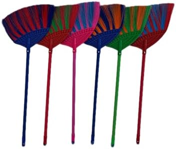 Soft Plastic Broom for Indoor and Outdoor Cleaning