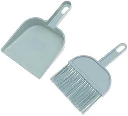 STOBOK Pet Fur Cleaning Broom Dustpan Set 1