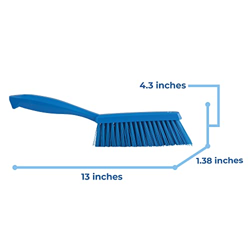 Vikan 14 Inch Bench Cleaning Brush Blue