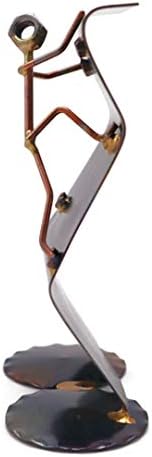 Rock Wall Climber Handmade Metal Art Figurine