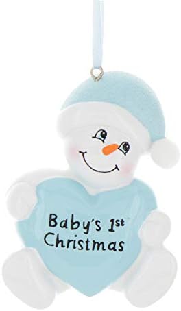 Personalized Babys First Christmas Ornament 2025 for Boy
