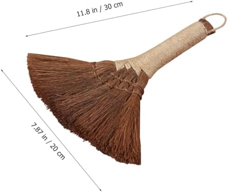 Healifty Mini Palm Fiber Dust Broom 1