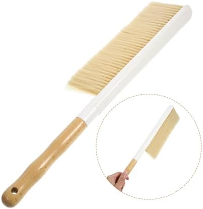 GOOHOCHY Wooden Duster Brush for Bed Sofa Carpet Cleaning