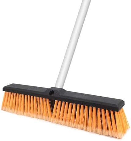 Lorveelo 18 Push Broom with 63 Long Handle