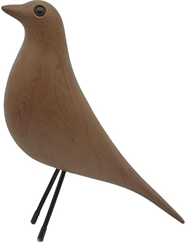 Mid-Century House Bird Sculpture - Wood Color