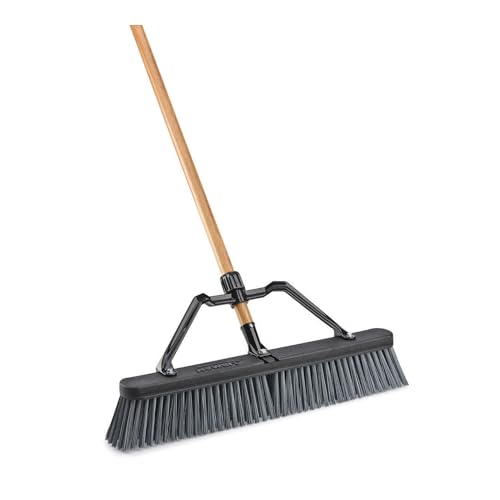 Libman 829 Push Broom Heavy-Duty Bristles 24 Inch