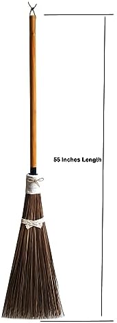NeKenKy Coconut Broom - 55 Inches Heavy Duty for Outdoor Cleaning