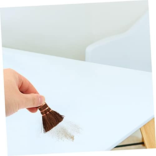 Beaupretty Mini Palm Broom for Desk Cleaning