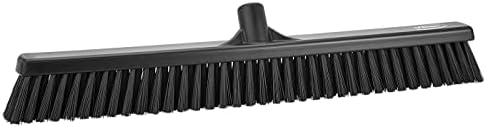 Vikan 24 Combo Push Broom - SoftStiff Black
