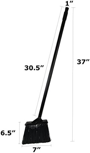 Janico 4051 Bristles Lobby Angle Broom - Black