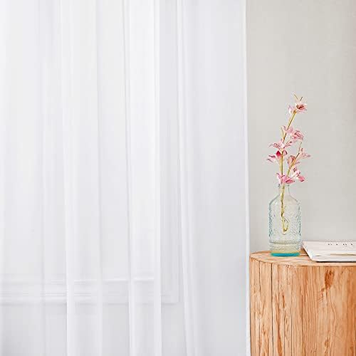 NICETOWN 90 Inch Sheer Curtains for Living Room