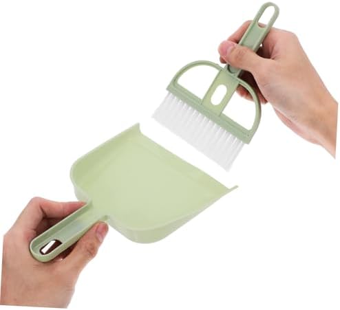 OUNONA Mini Broom and Dustpan Set for Desktop Cleaning