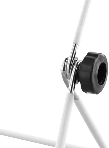 HAKZEON 20-Pack White Wire Easel Stands for Display