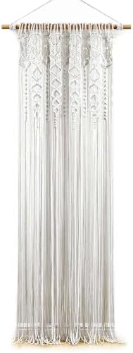 Lush Decor Boho Macrame Cotton Curtain Panel - 40x95
