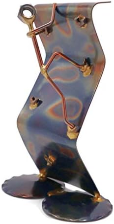 Rock Wall Climber Handmade Metal Art Figurine