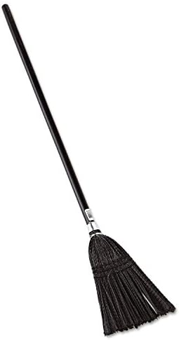 Rubbermaid Lobby Pro Synthetic-Fill Broom Black