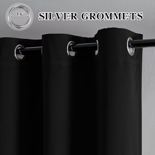 IGEMAEVE Blackout Doorway Curtains 96 Inches Long