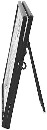 Isaac Jacobs 6x4 Black Brass and Glass Frame
