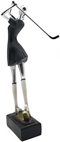 Lukitas Lady Golfer Statue 13 Resin Sculpture