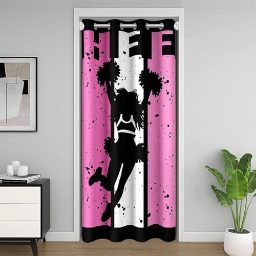 Erosebridal Velvet Door Curtain with Grommets 42x80 Inches Rainbow Panel