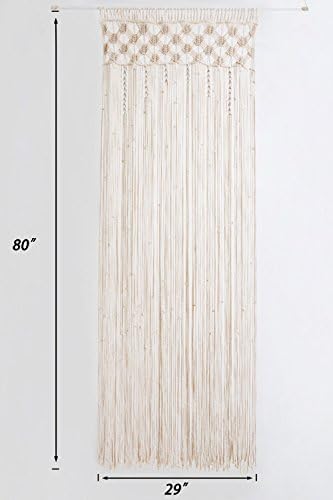 Mkono Macrame Curtain Boho Doorway Decoration