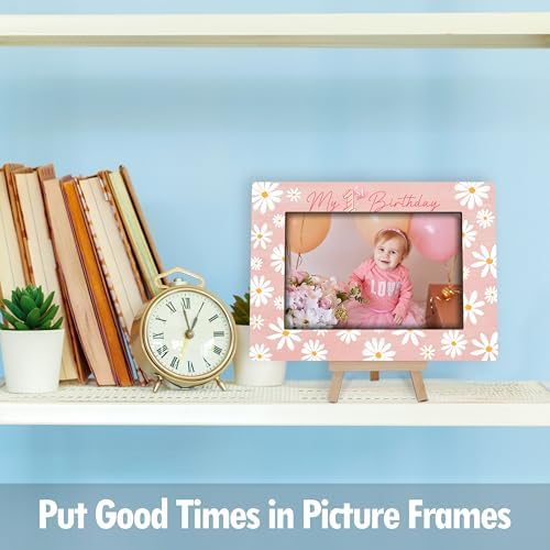 Cazhes My 1st Birthday Picture Frame Daisy 4x6
