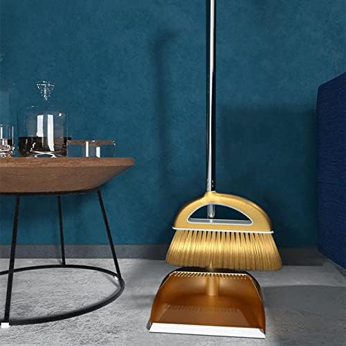 Bavokon Upgrade Long Handle Broom with Dustpan Combo Set