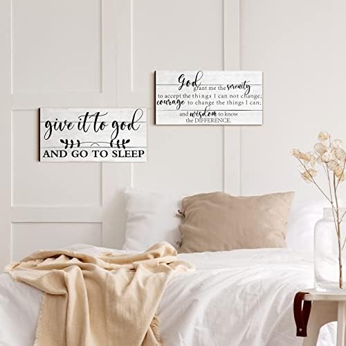 Chunful Give It to God and Go to Sleep Wall Sign